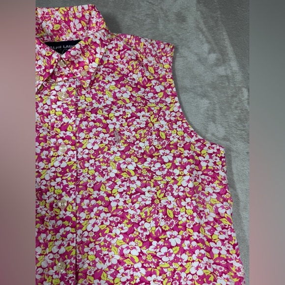Ralph Lauren Polo Sport Golf Women’s Sleeveless Button Down Collared Blouse 2 - Picture 4 of 14
